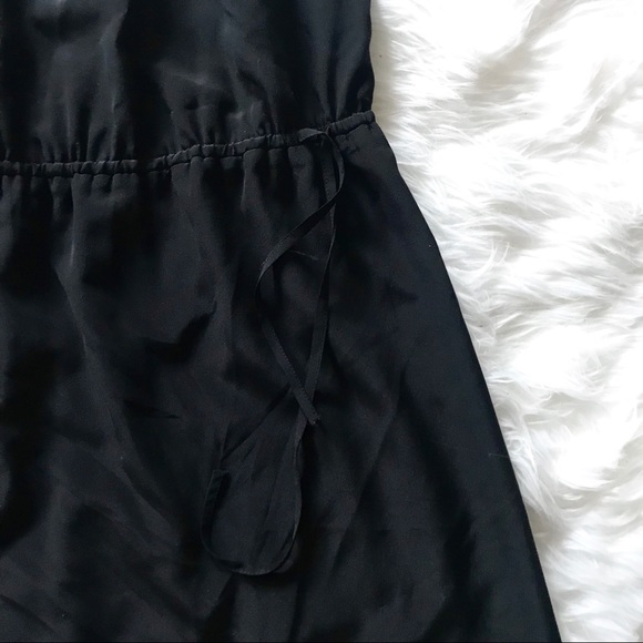 NWT Joie Florilege Silk Halter Dress in Caviar - Picture 6 of 6